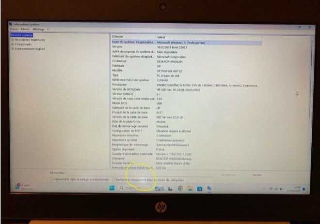Pc portable HP Probook 430 G5