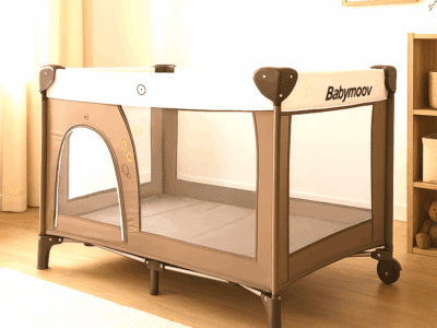 Parc bébé pliable – couleur grise