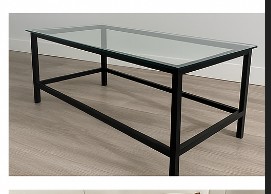 Table basse rectangulaire