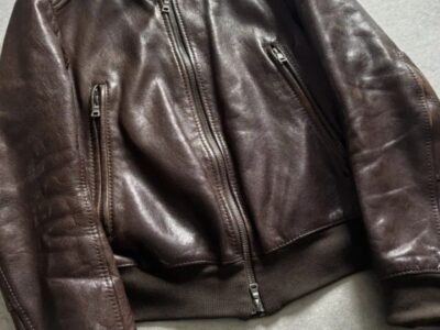 Blouson en cuir homme – taille L