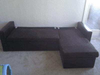 Canapé d’angle convertible 4 places