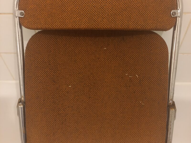 Chaise pliante métal