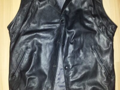 Gilet en cuir