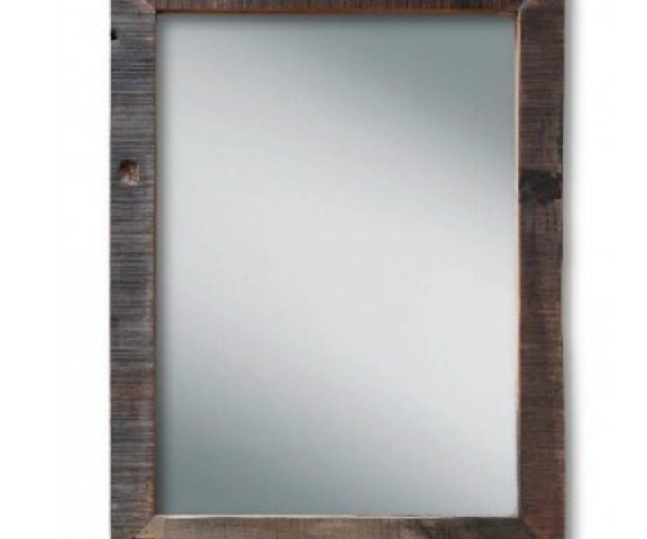 Miroir rectangulaire bois