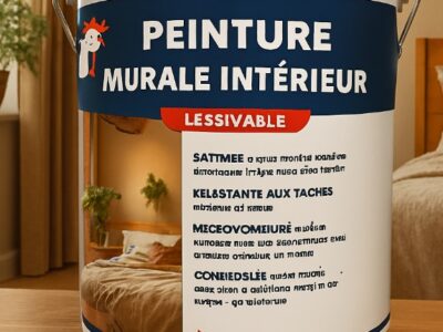 bidon de peinture blanc