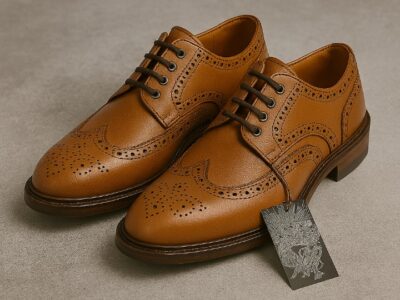 brogues en cuir