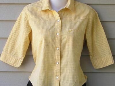 chemise jaune