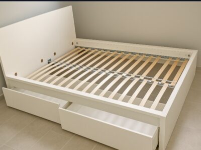 lit avec rangement intégré