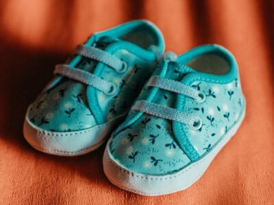chaussure enfant verte