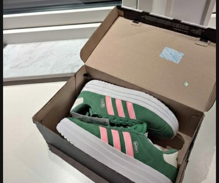 basket adidas verte