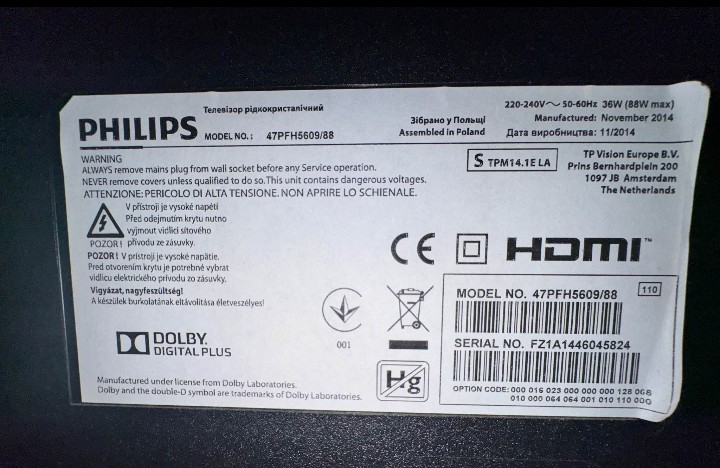 tv philips