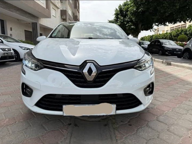 Clio 5 blanc 2022